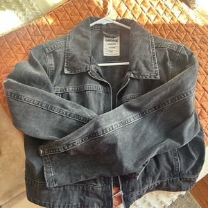 Charcoal Grey Denim Jacket